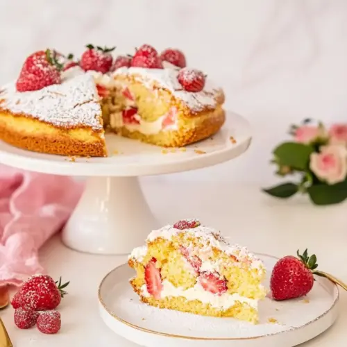Italian Strawberry Cake