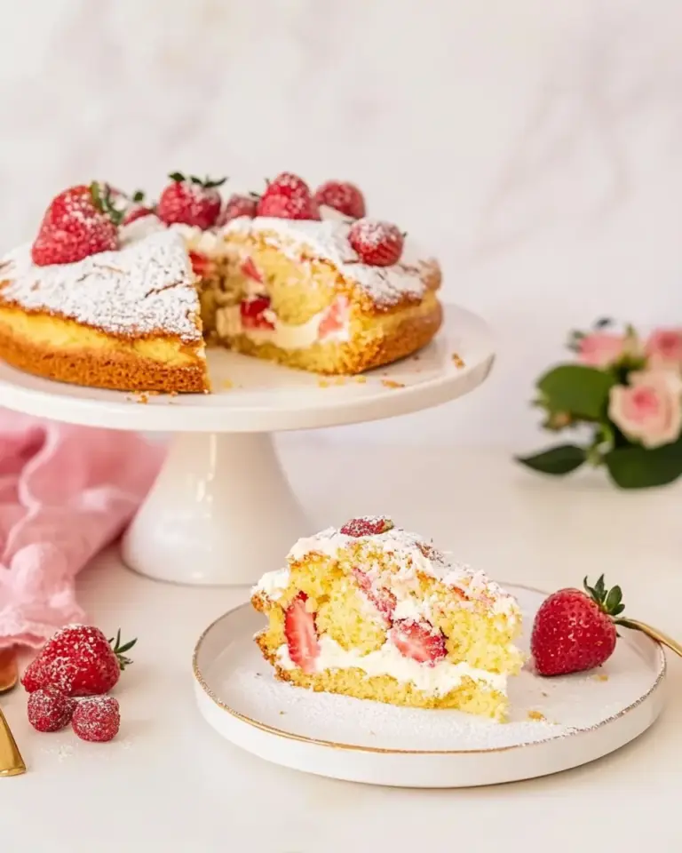 Italian Strawberry Cake
