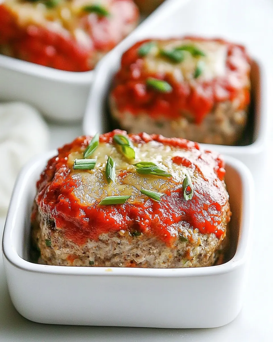 Italian Style Mini Meatloaves