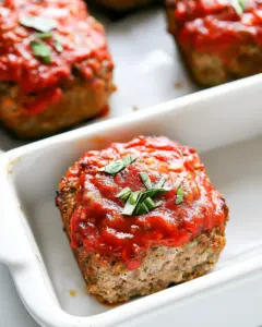 Italian Style Mini Meatloaves