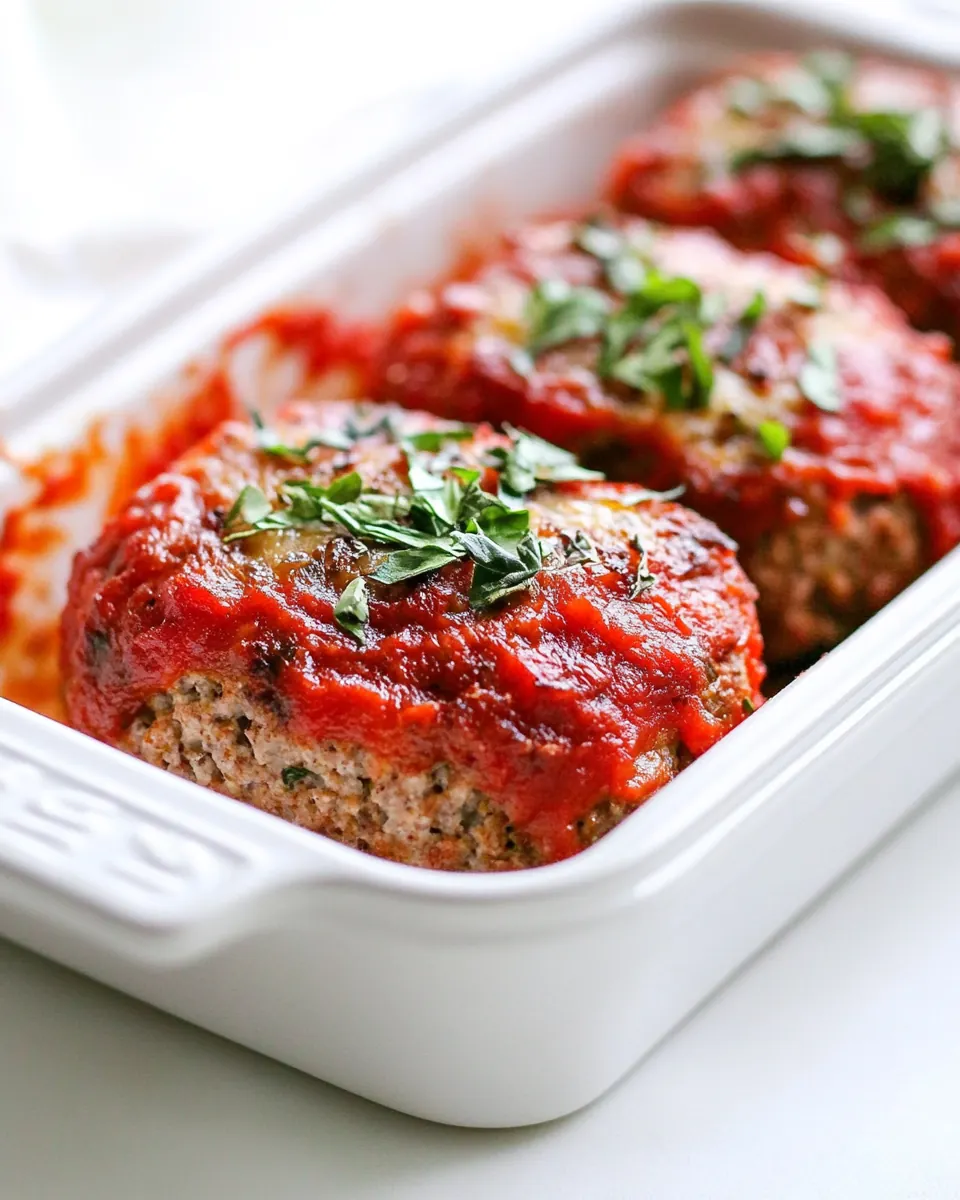 Italian Style Mini Meatloaves