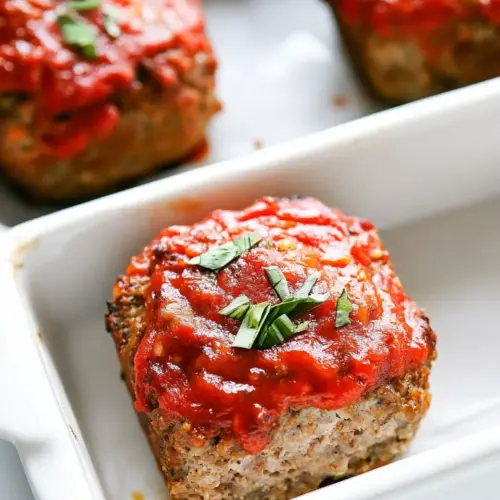 Italian Style Mini Meatloaves