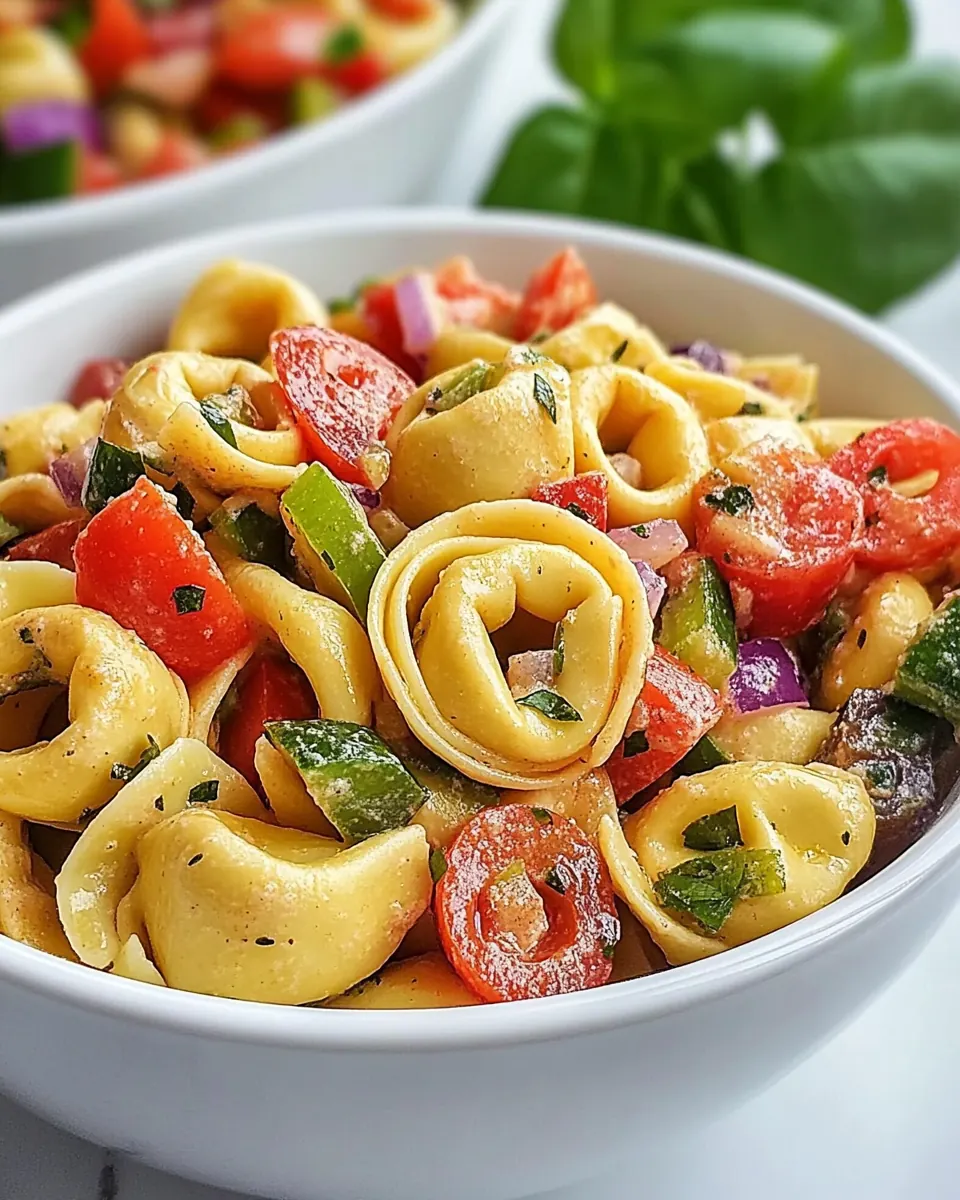 Italian Tortellini Pasta Salad