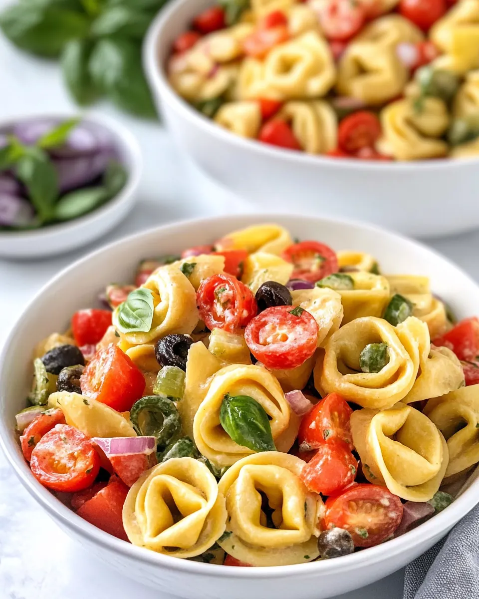 Italian Tortellini Pasta Salad