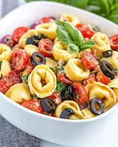 Italian Tortellini Pasta Salad