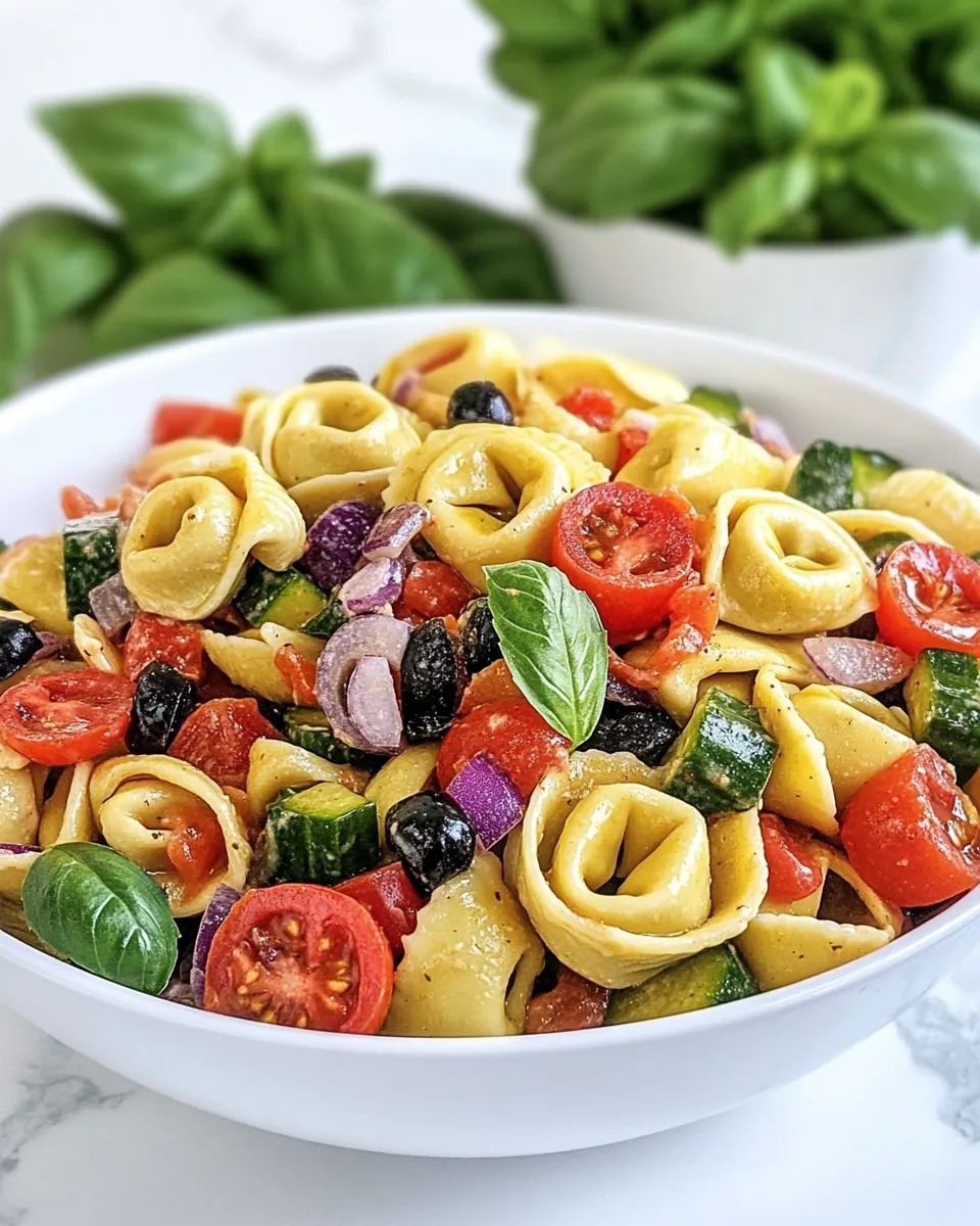 Italian Tortellini Pasta Salad
