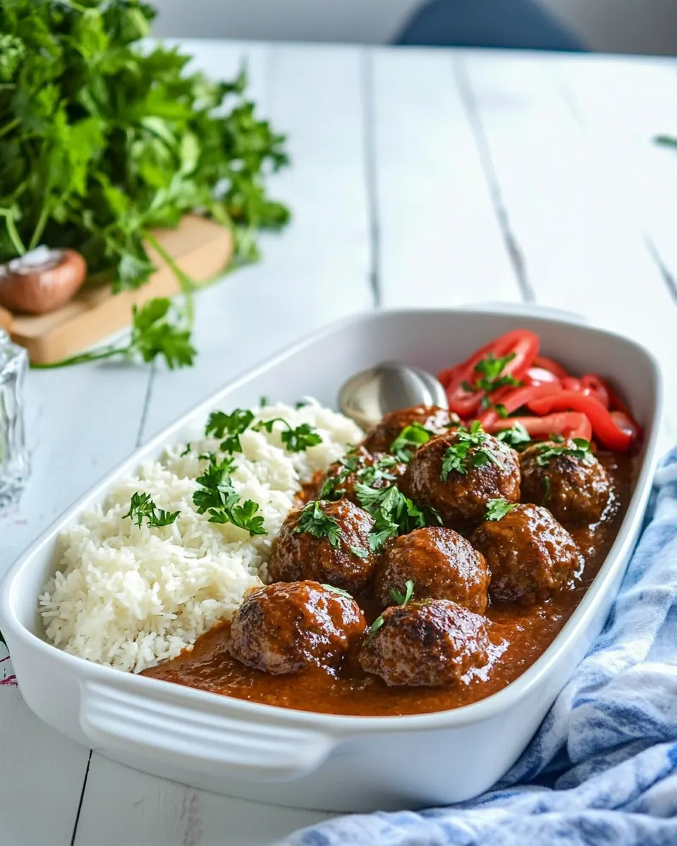 Juicy Spicy Turkish Meatballs