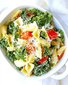 Kale Caesar Pasta Salad
