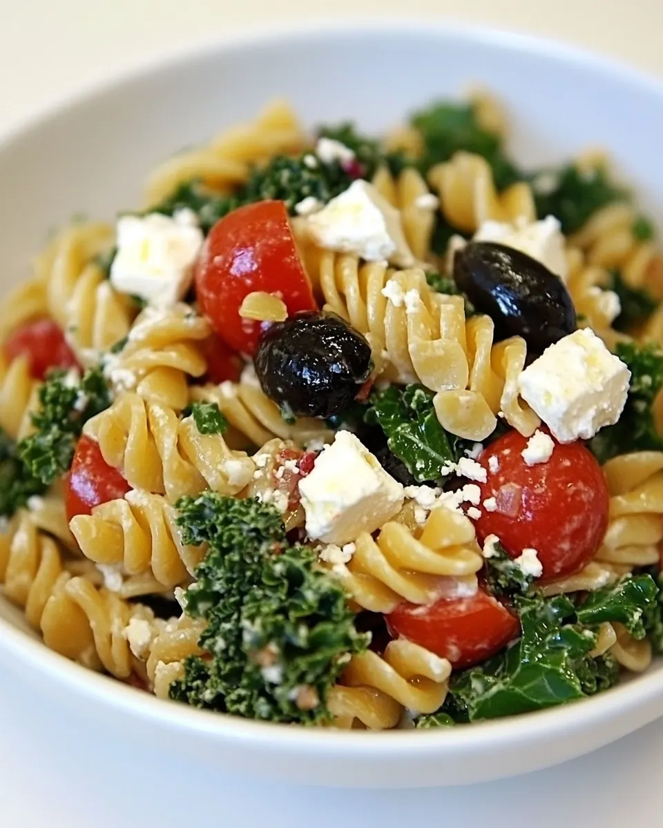 Kale Pasta Salad