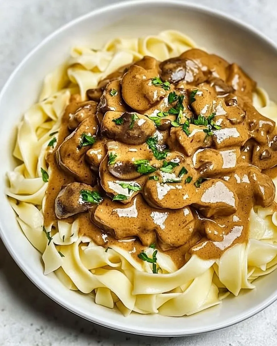 Keto Beef Stroganoff
