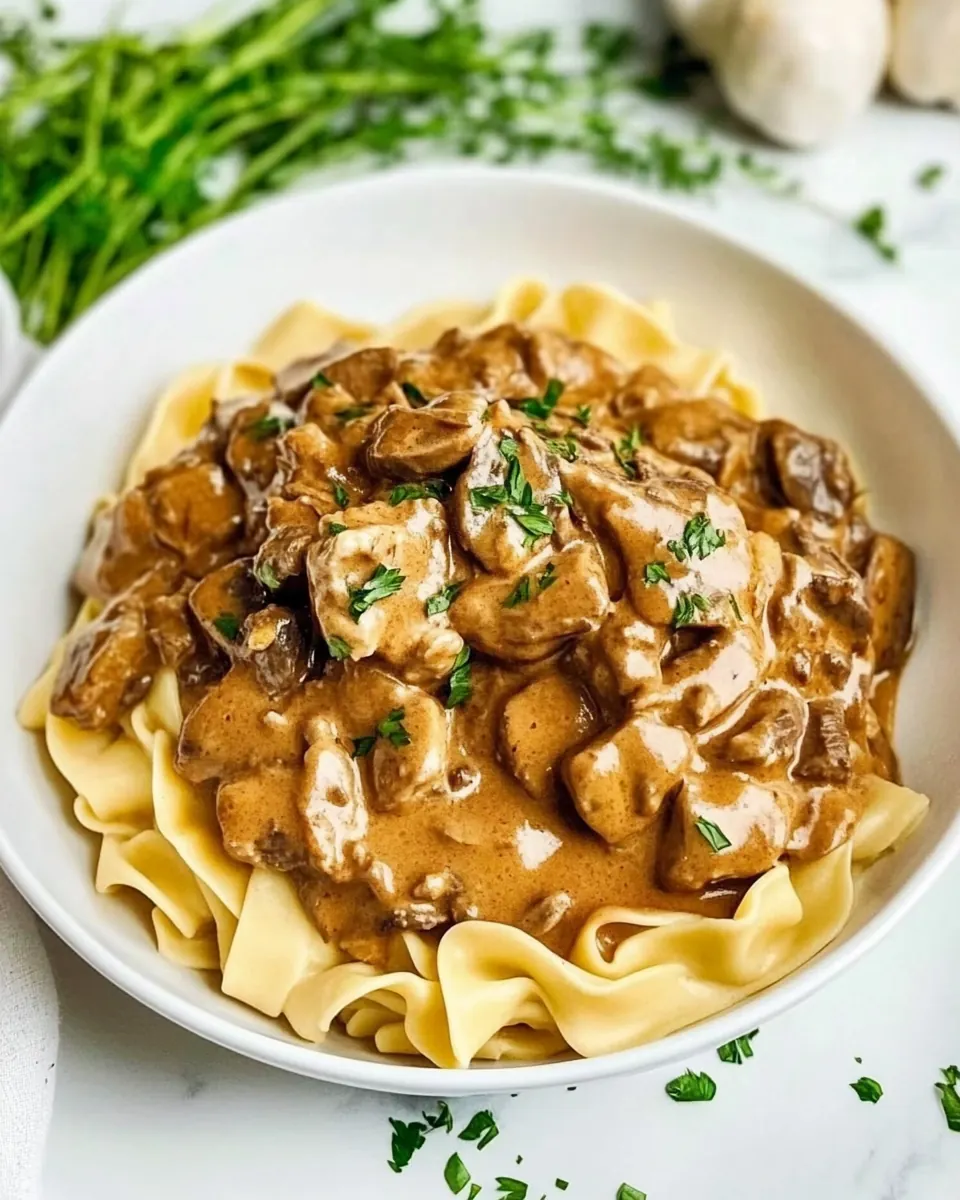 Keto Beef Stroganoff