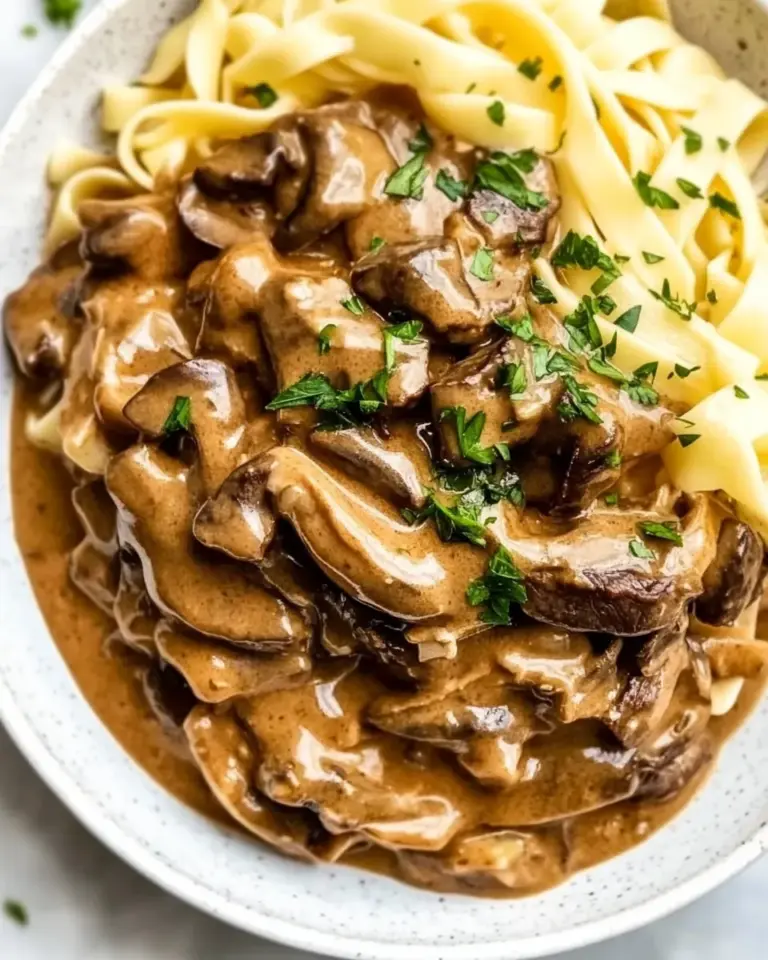 Keto Beef Stroganoff
