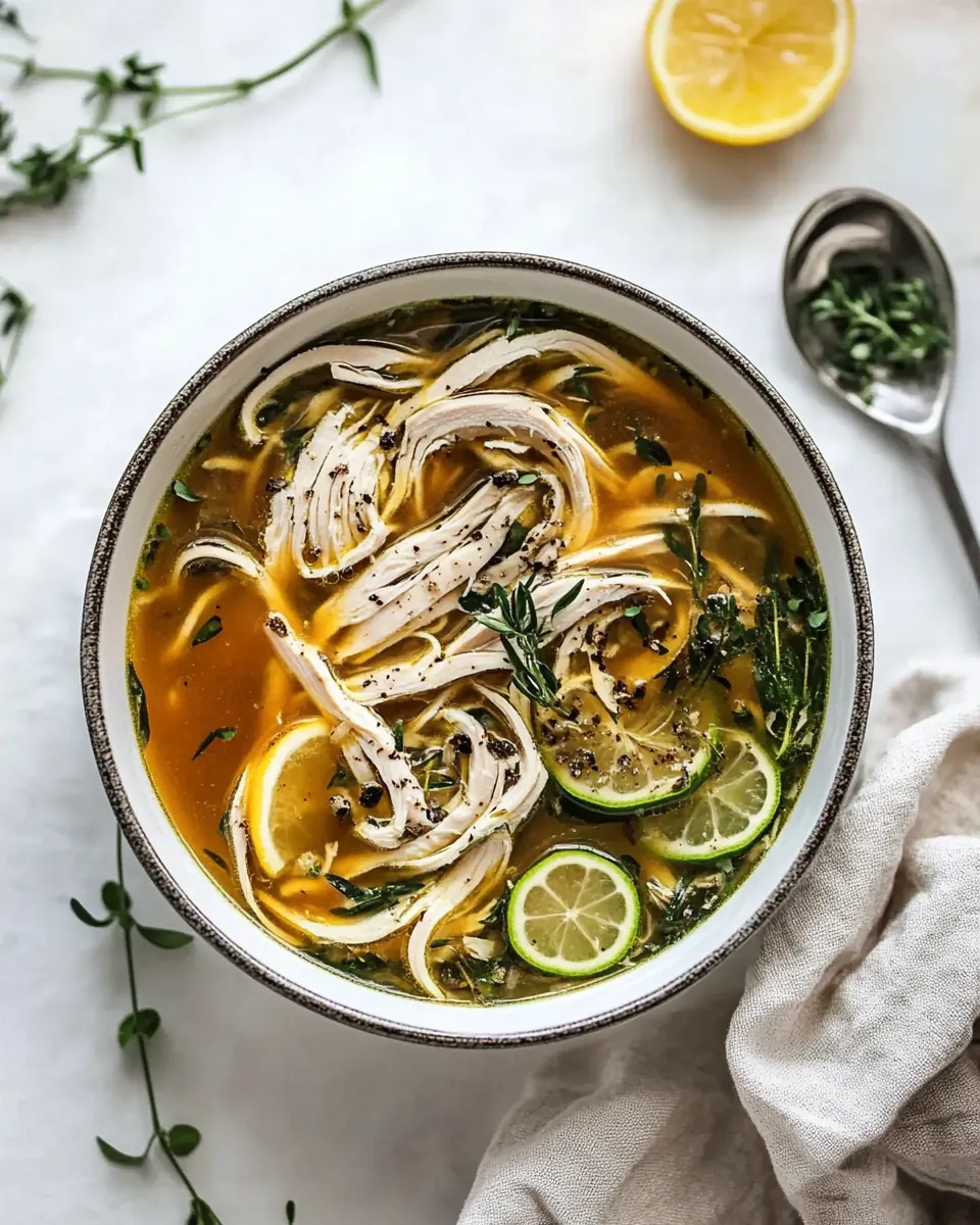 Keto Chicken No Noodle Soup