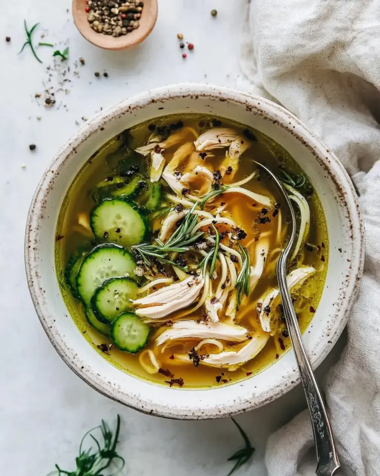 Keto Chicken No Noodle Soup
