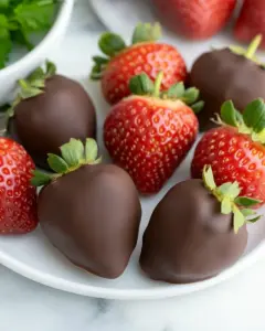 Keto Chocolate Covered Strawberries