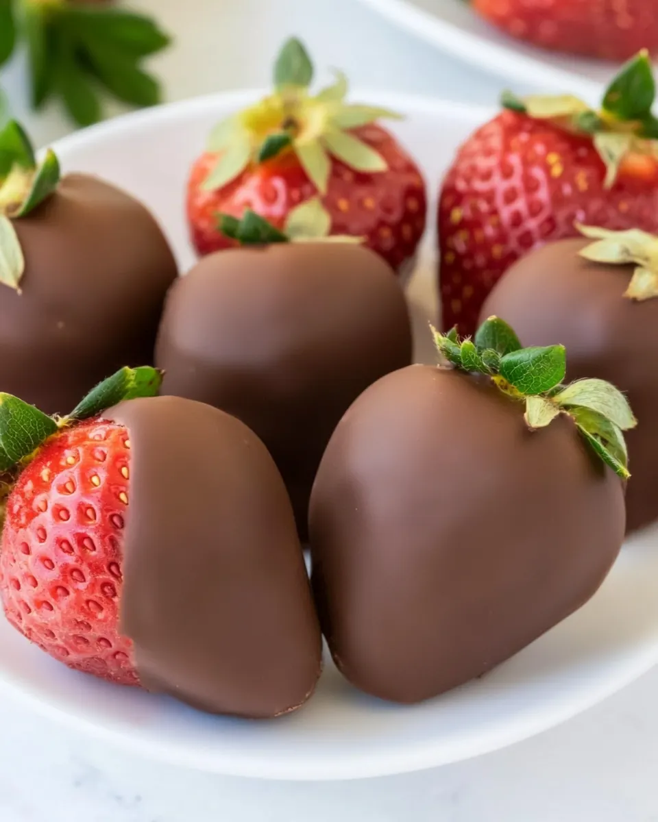 Keto Chocolate Covered Strawberries