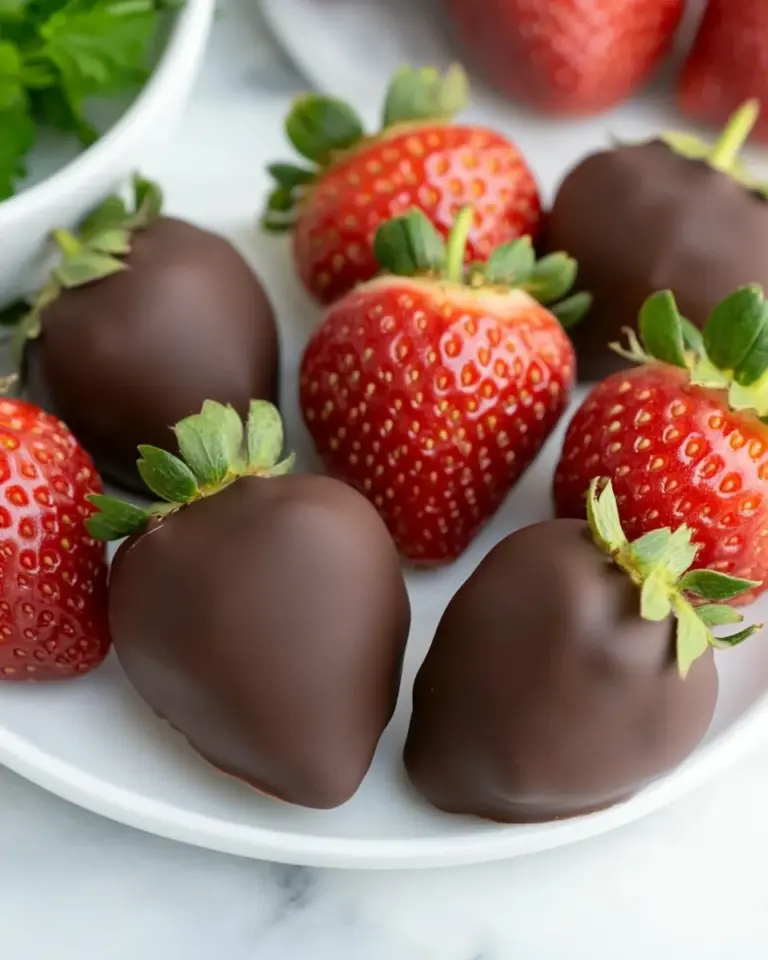 Keto Chocolate Covered Strawberries