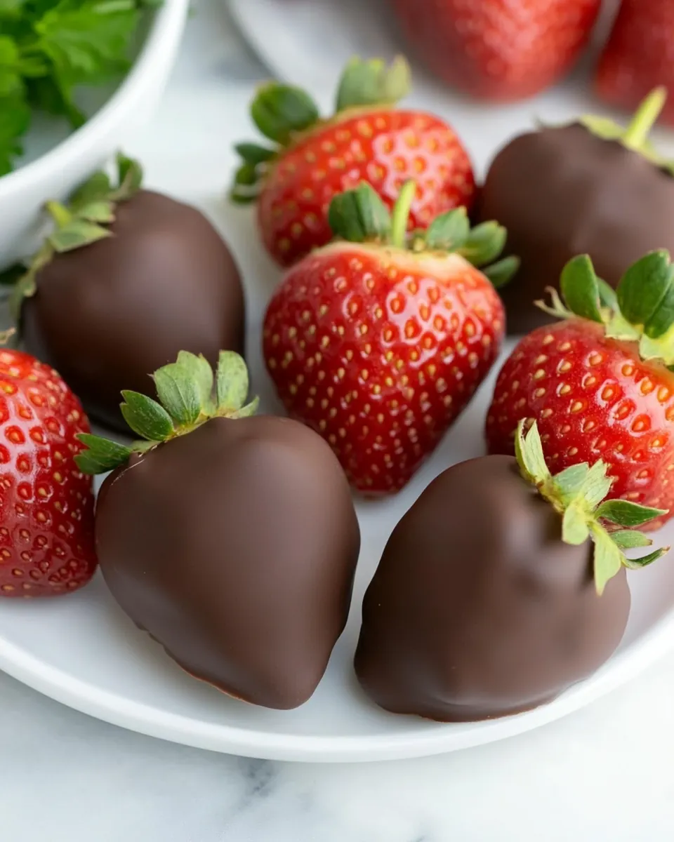 Keto Chocolate Covered Strawberries