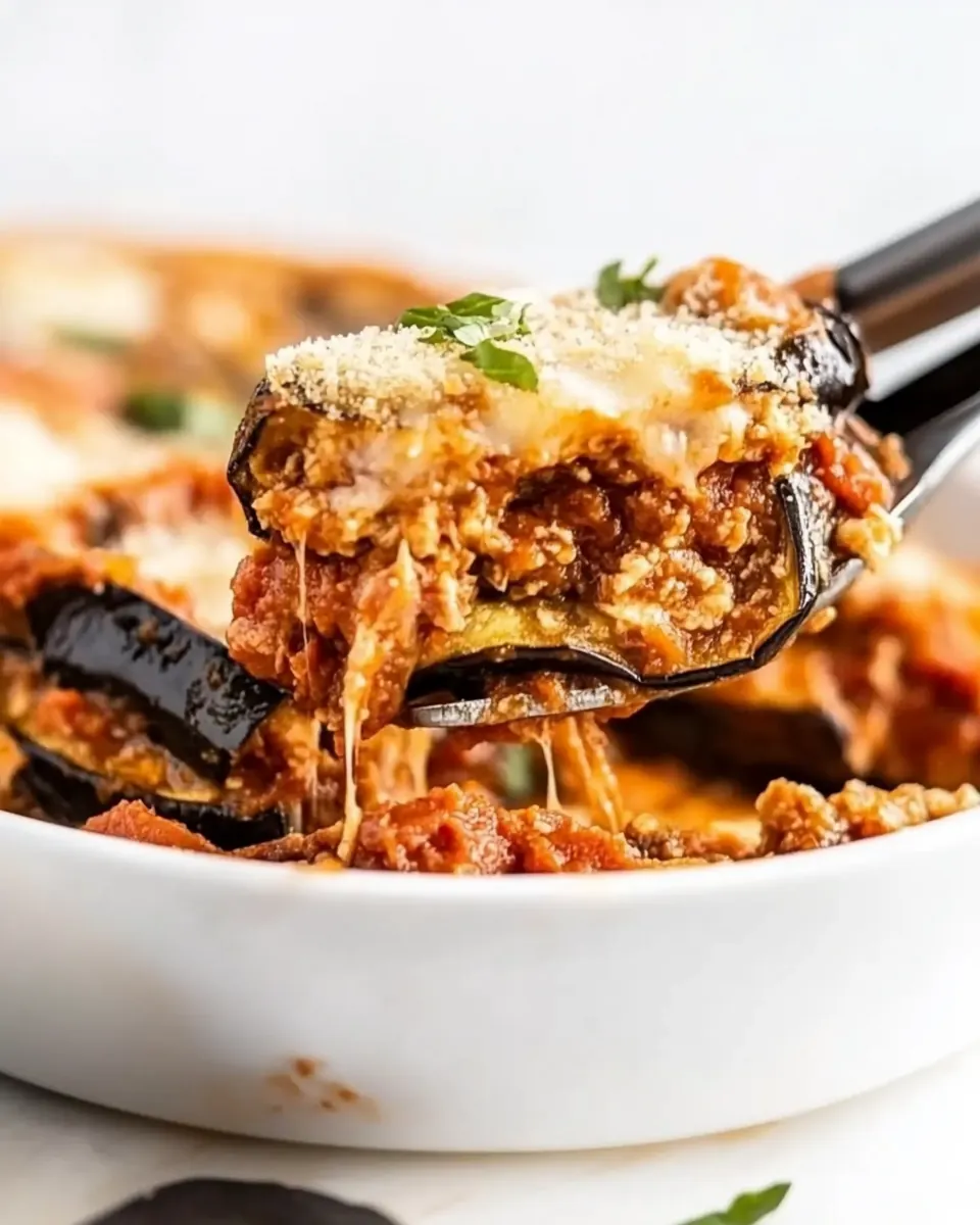 Keto Eggplant Parmesan