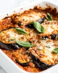 Keto Eggplant Parmesan