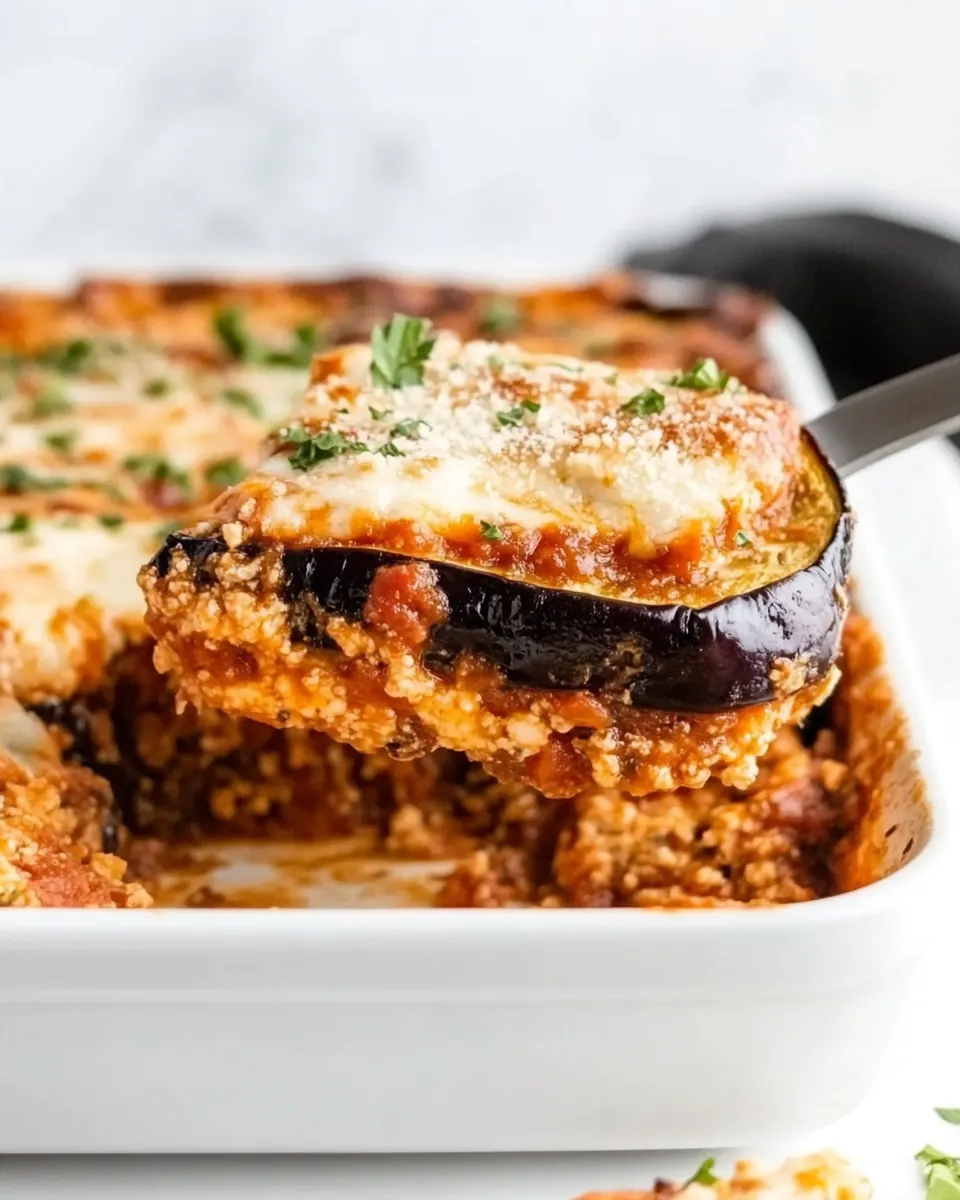 Keto Eggplant Parmesan