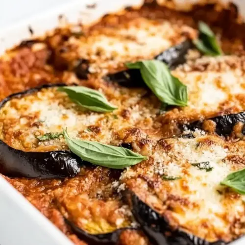 Keto Eggplant Parmesan