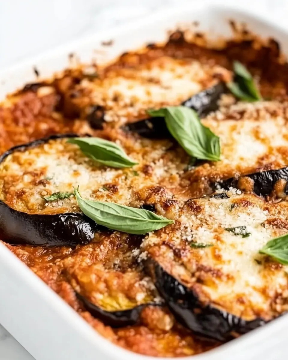 Keto Eggplant Parmesan