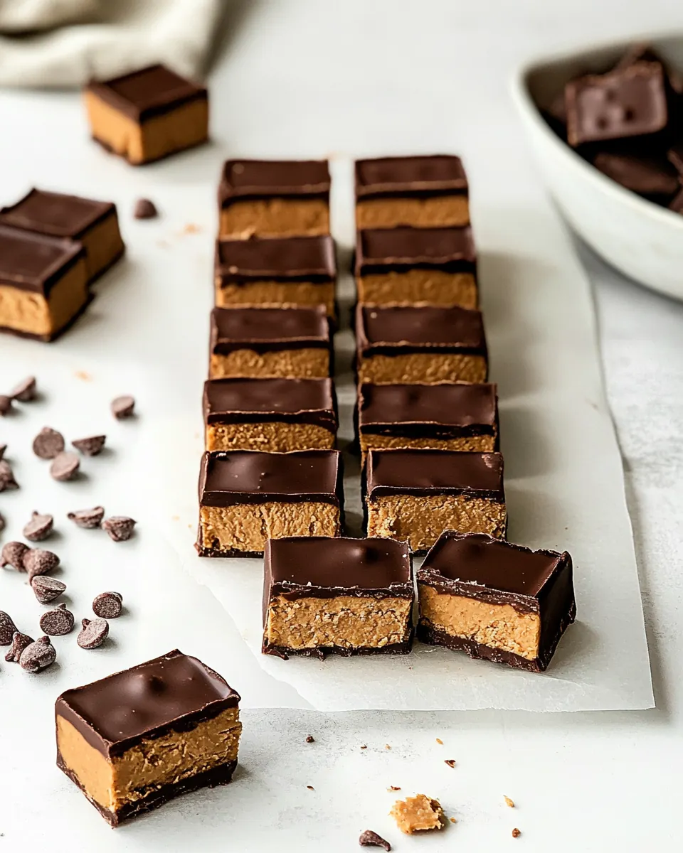 Keto Peanut Butter Chocolate Bars