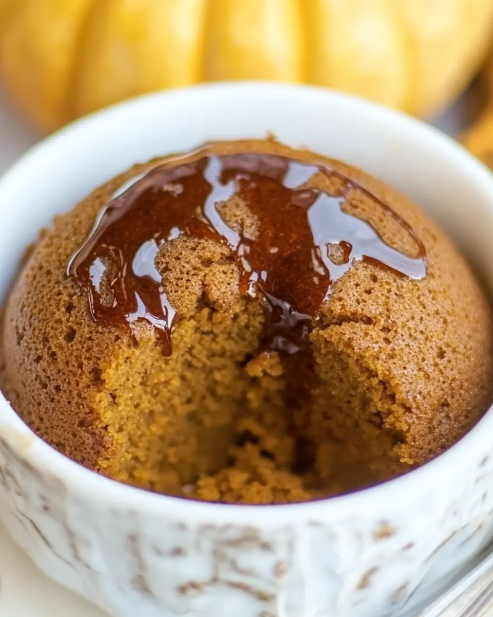 Keto Pumpkin Mug Cake