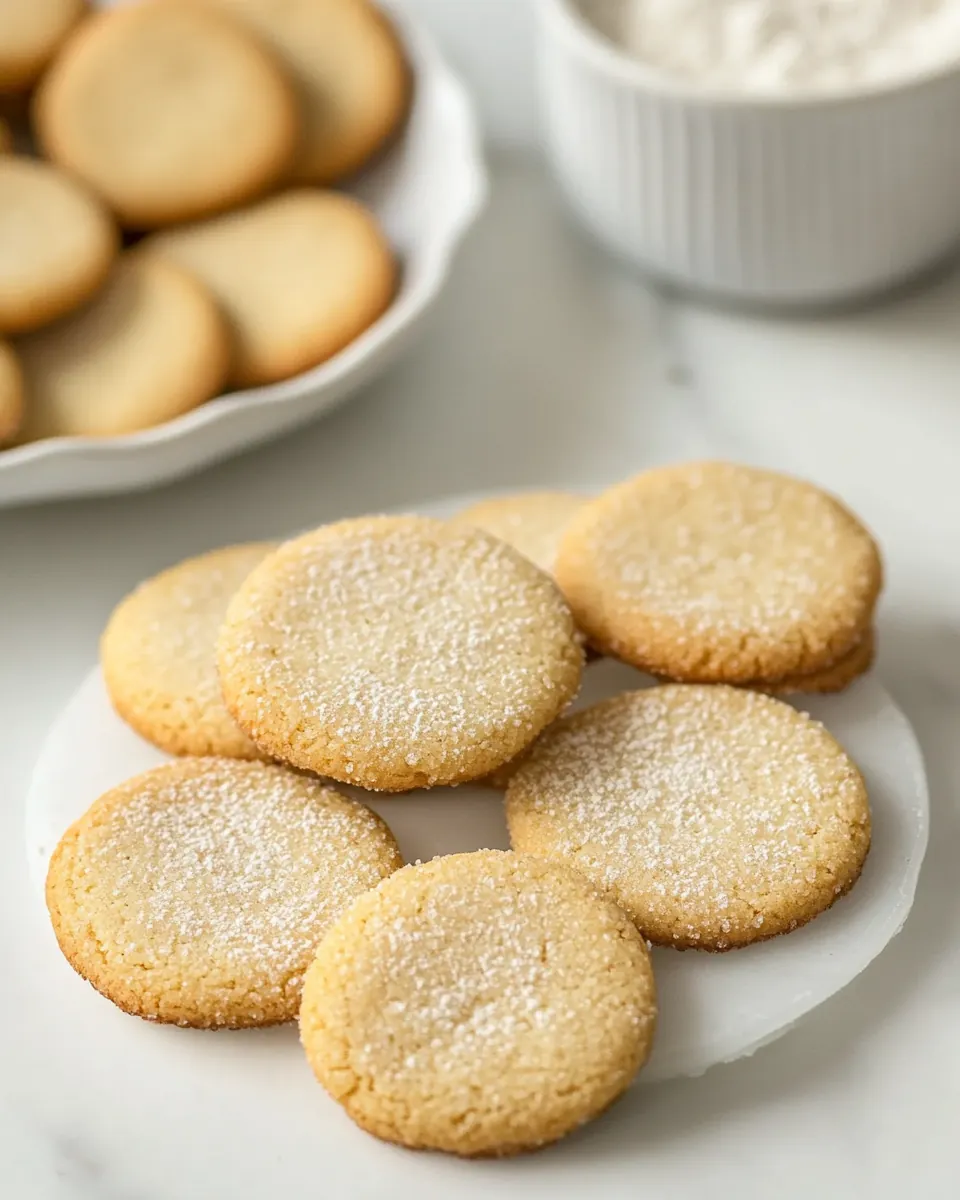 Keto Sugar Cookies with Almond Flour