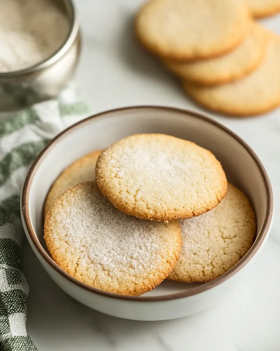 Keto Sugar Cookies with Almond Flour