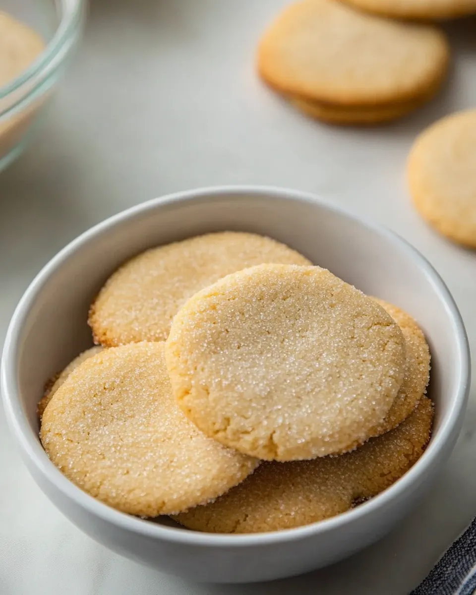 Keto Sugar Cookies with Almond Flour