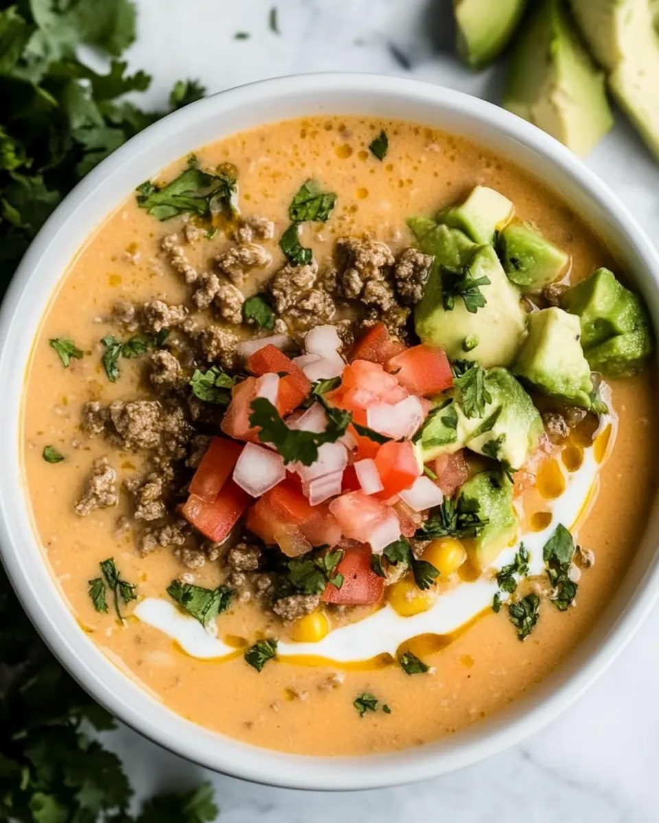Keto Taco Soup