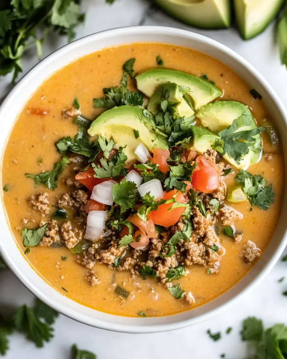 Keto Taco Soup