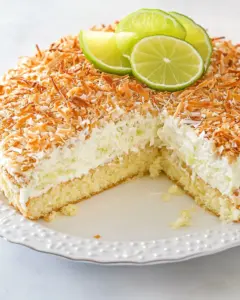 Key Lime Coconut Cake