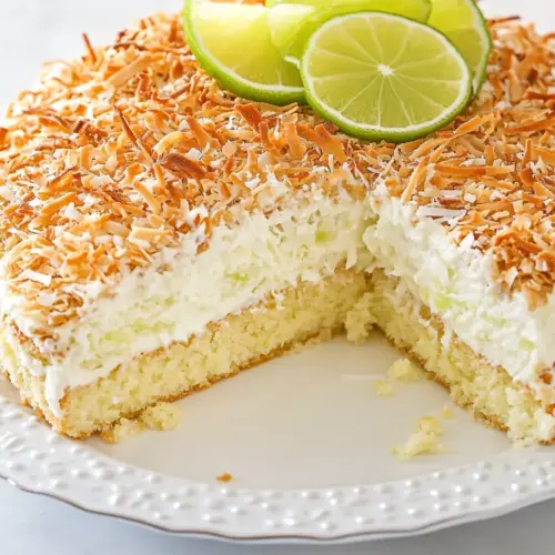 Key Lime Coconut Cake