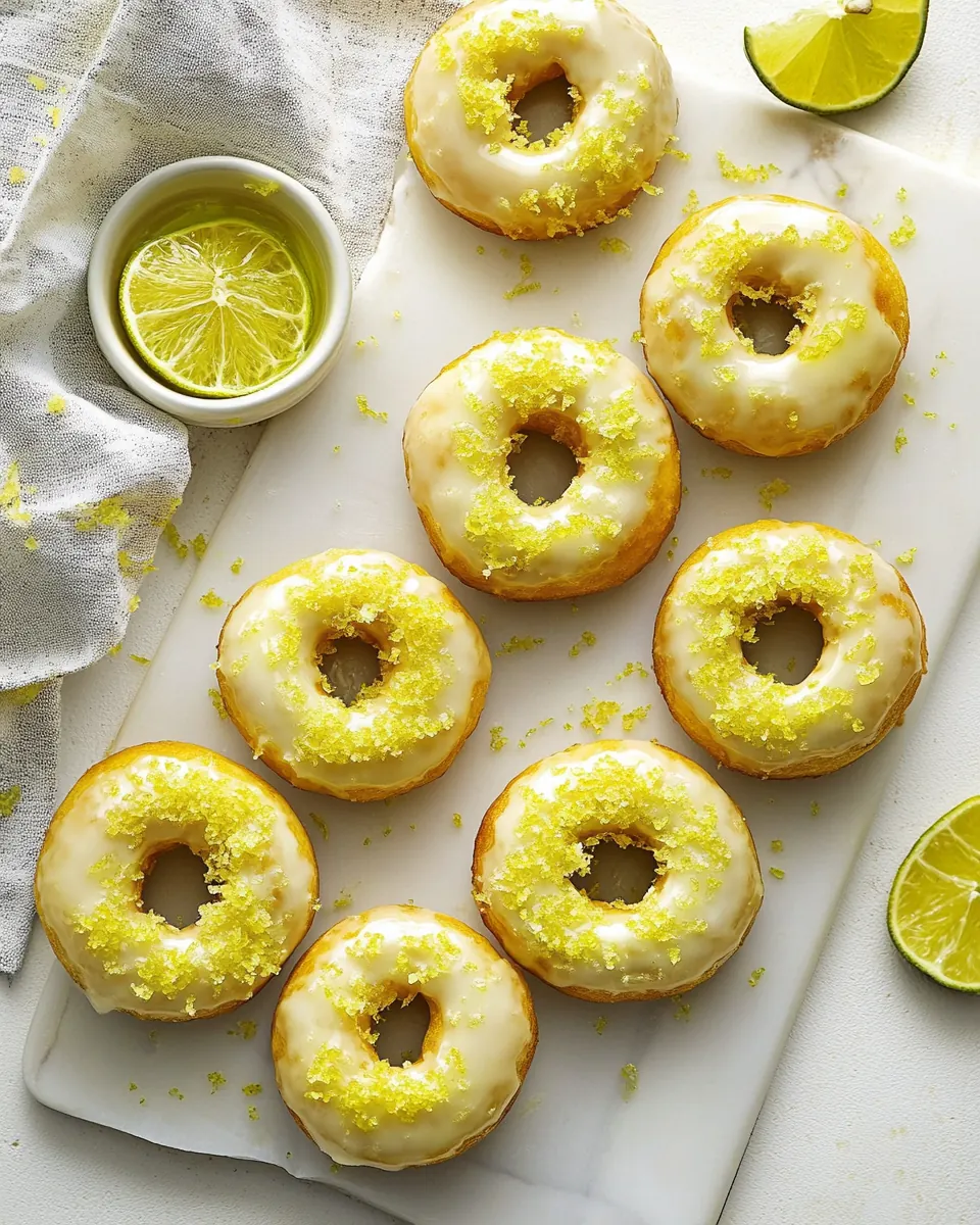 Key Lime Doughnuts
