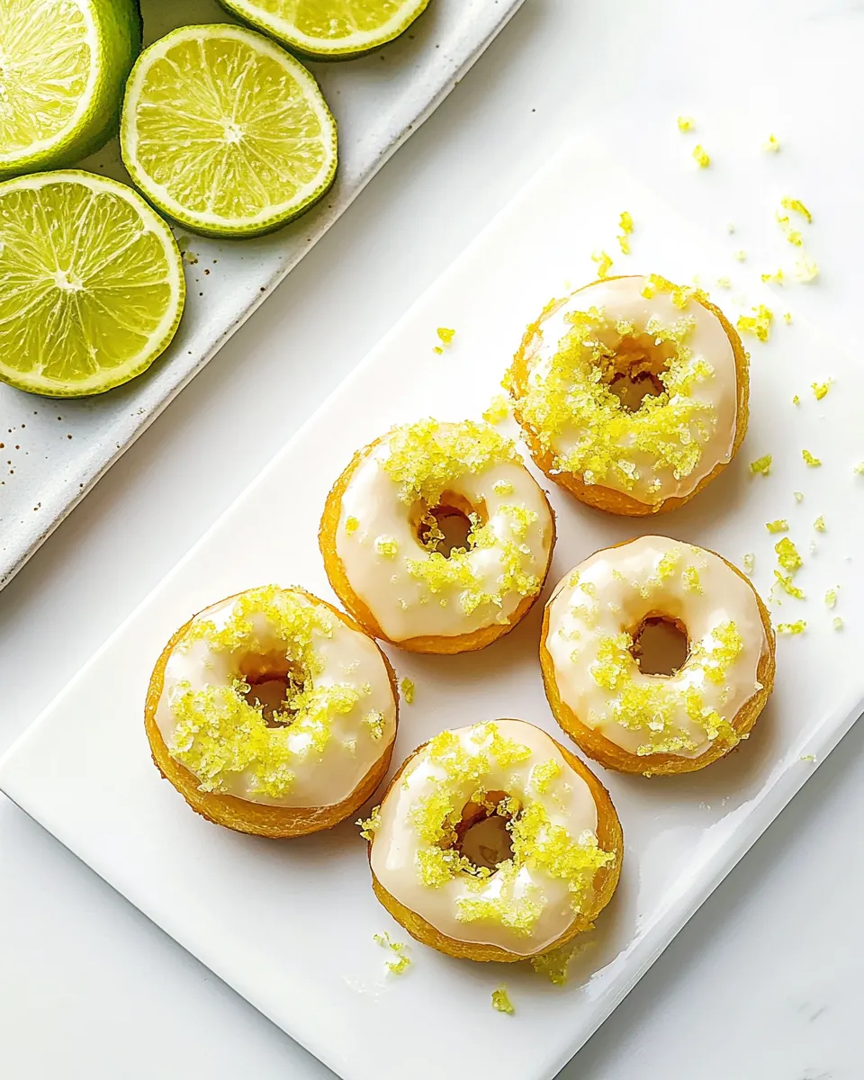 Key Lime Doughnuts