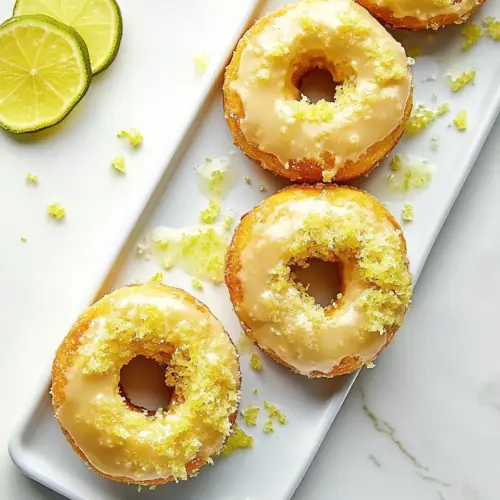 Key Lime Doughnuts