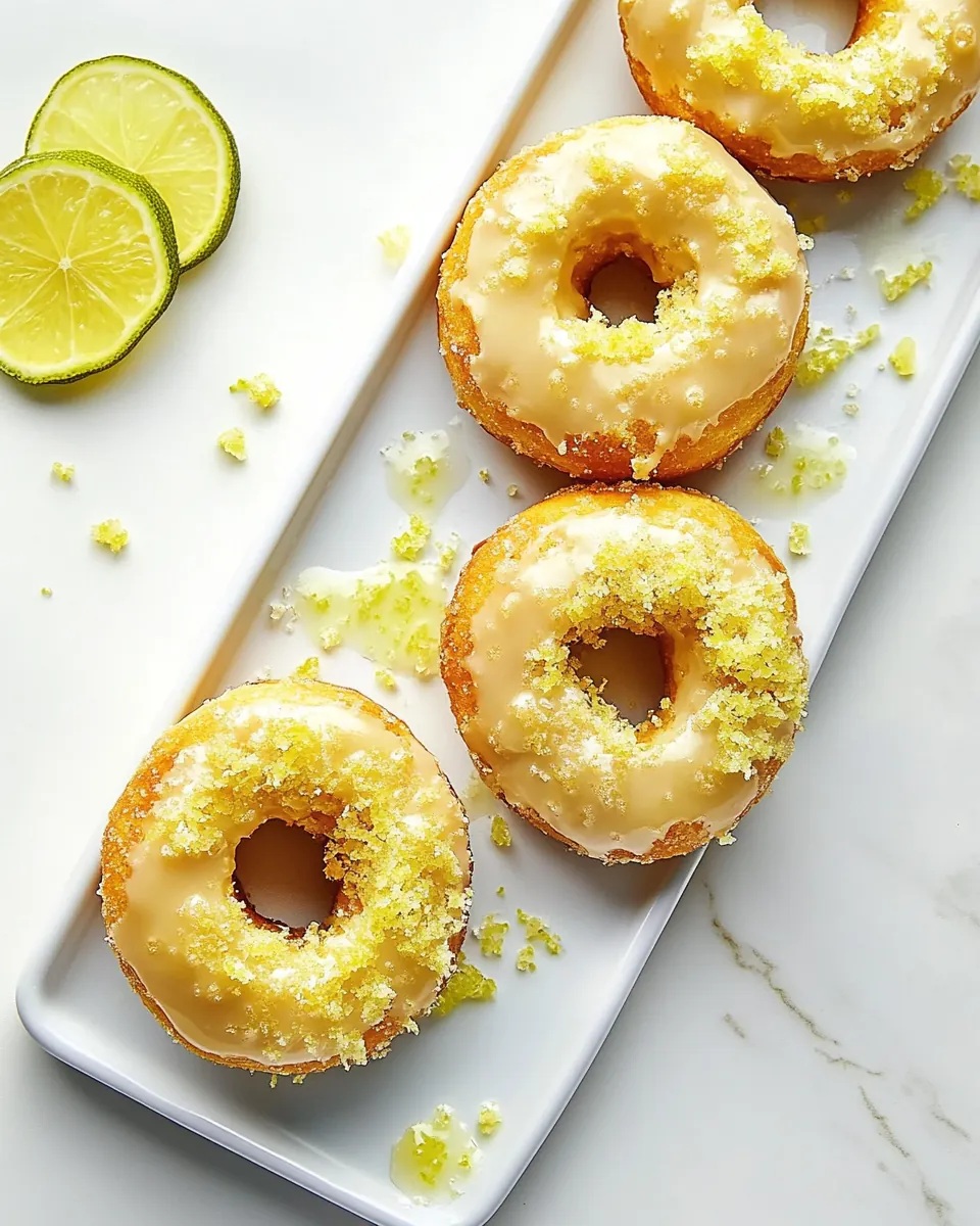 Key Lime Doughnuts