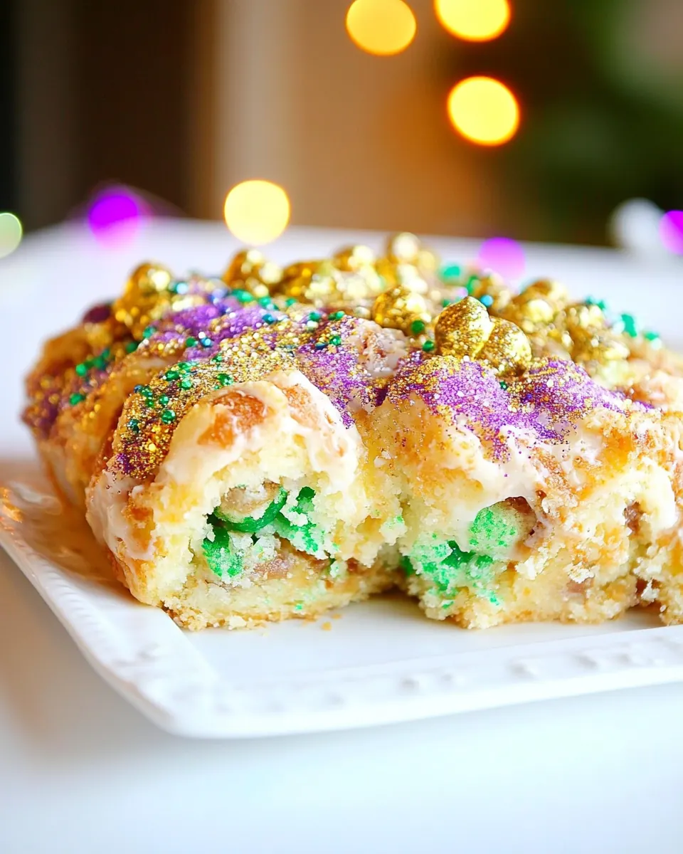 King Cake Bubble Up