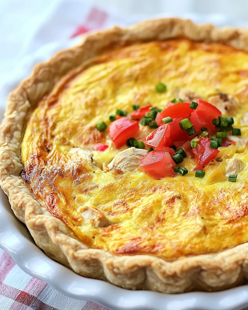 King Ranch Chicken Quiche