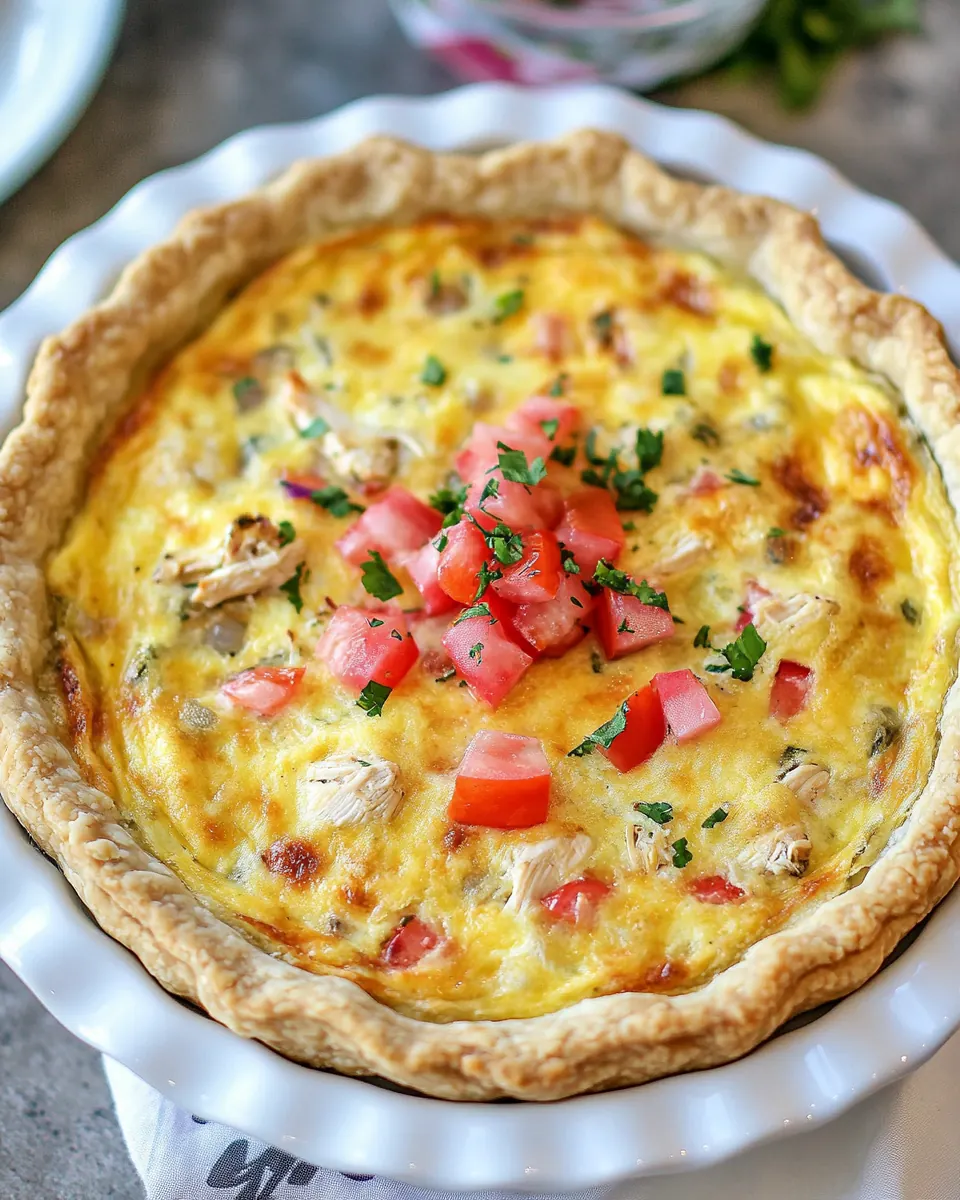 King Ranch Chicken Quiche