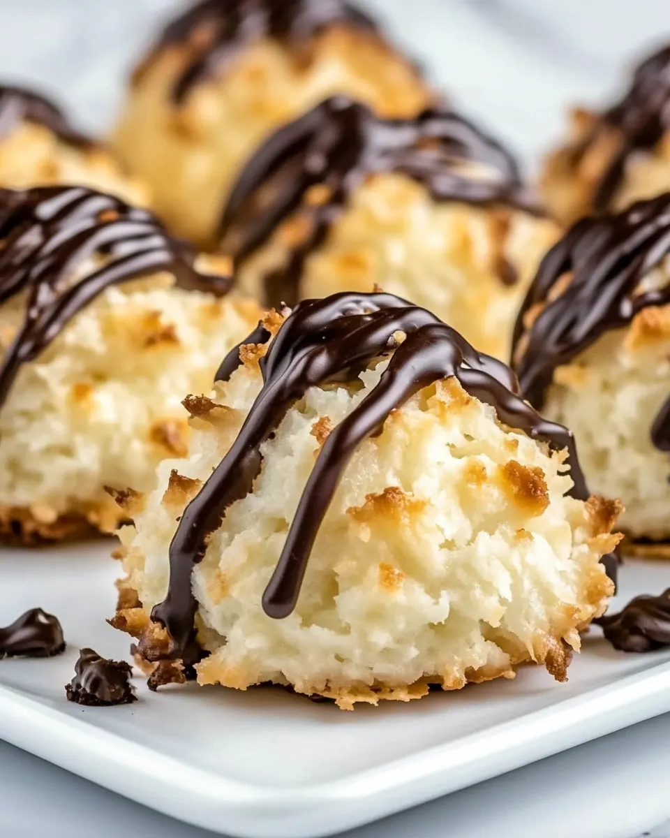 Kokosmakronen German Coconut Macaroons