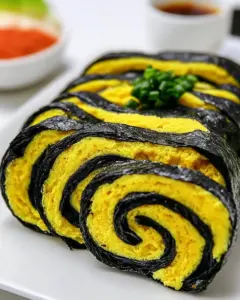 Korean Egg Roll With Seaweed