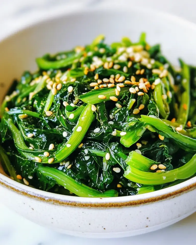Korean Spinach Side Dish
