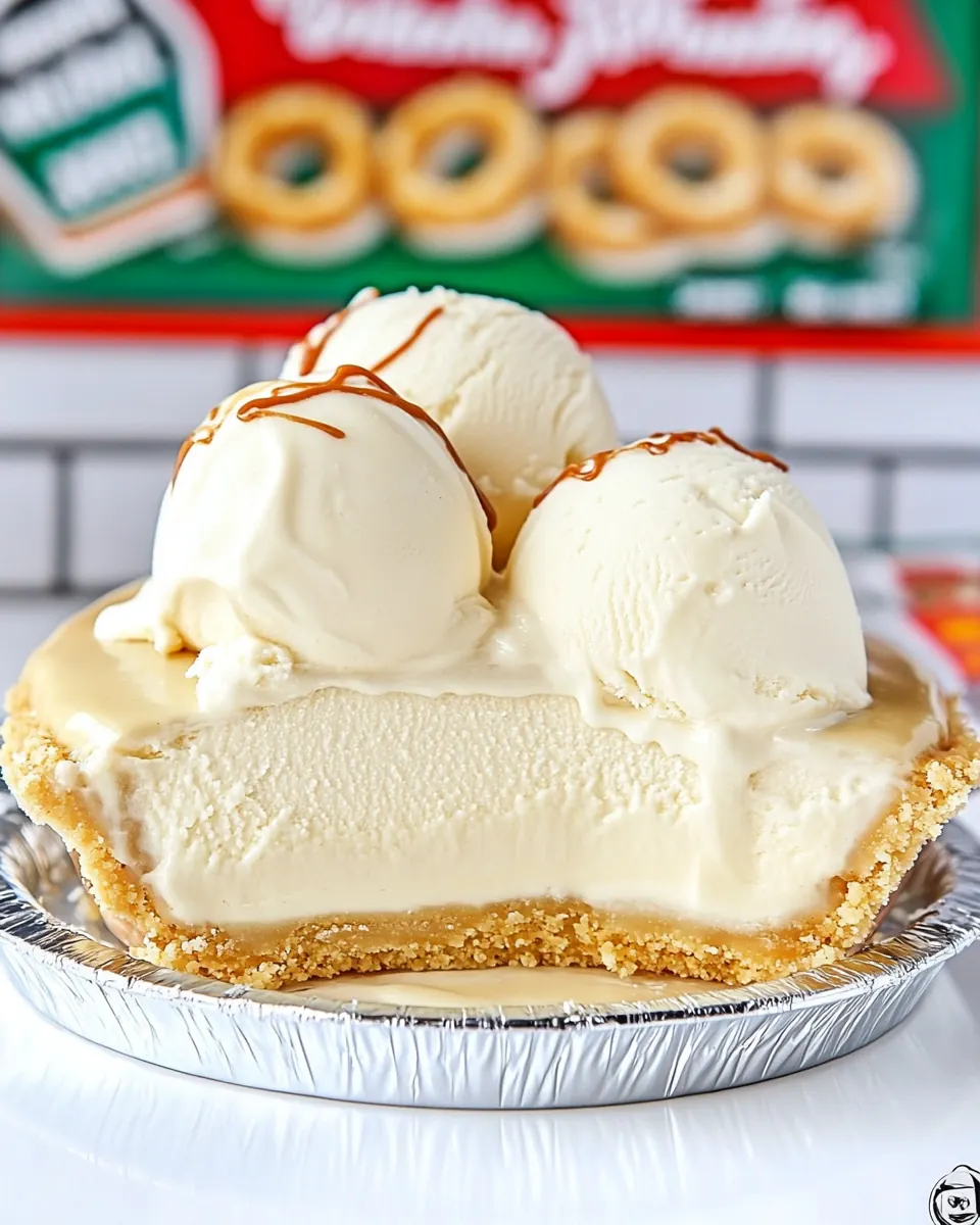 Krispy Kreme Ice Cream Pie
