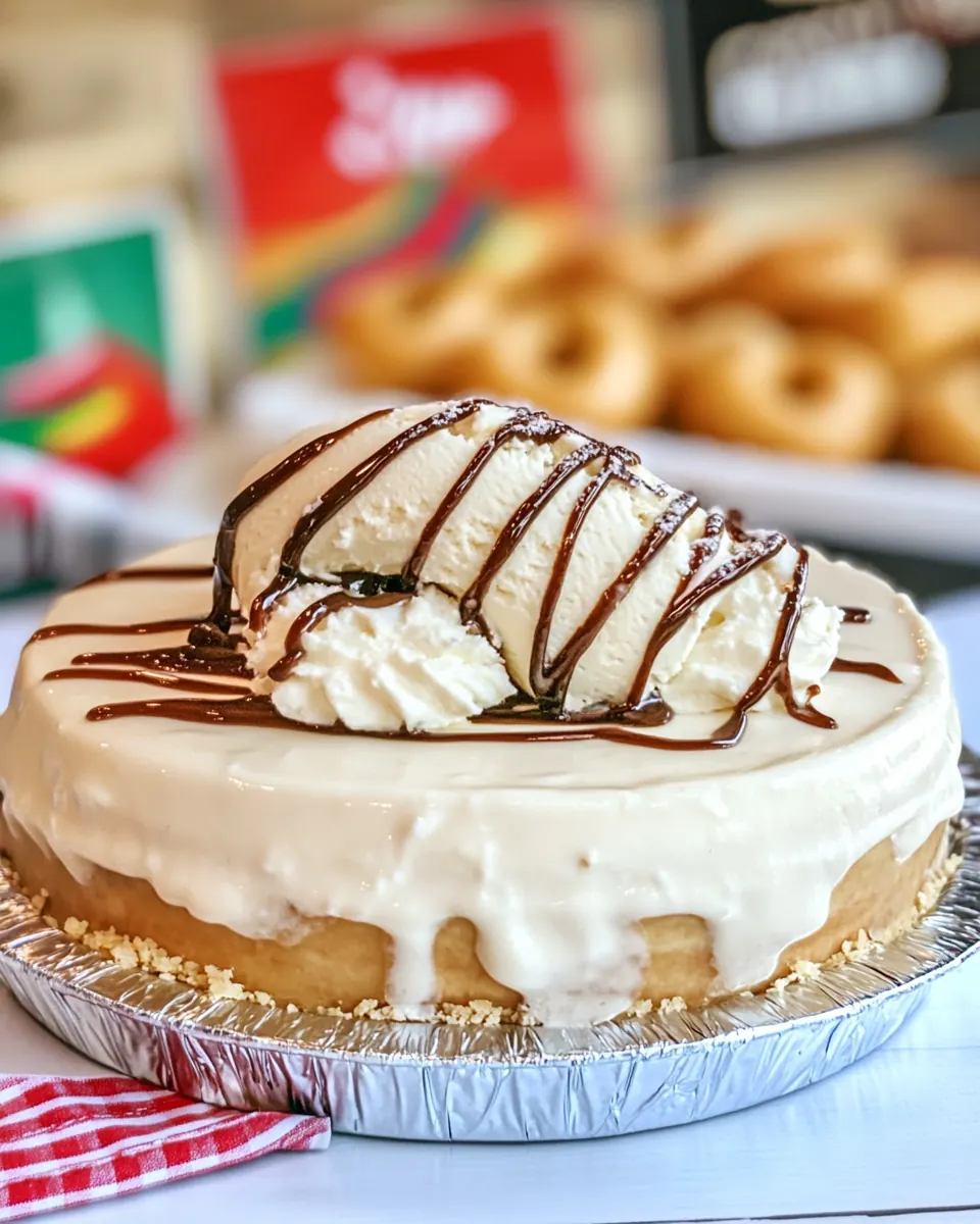Krispy Kreme Ice Cream Pie
