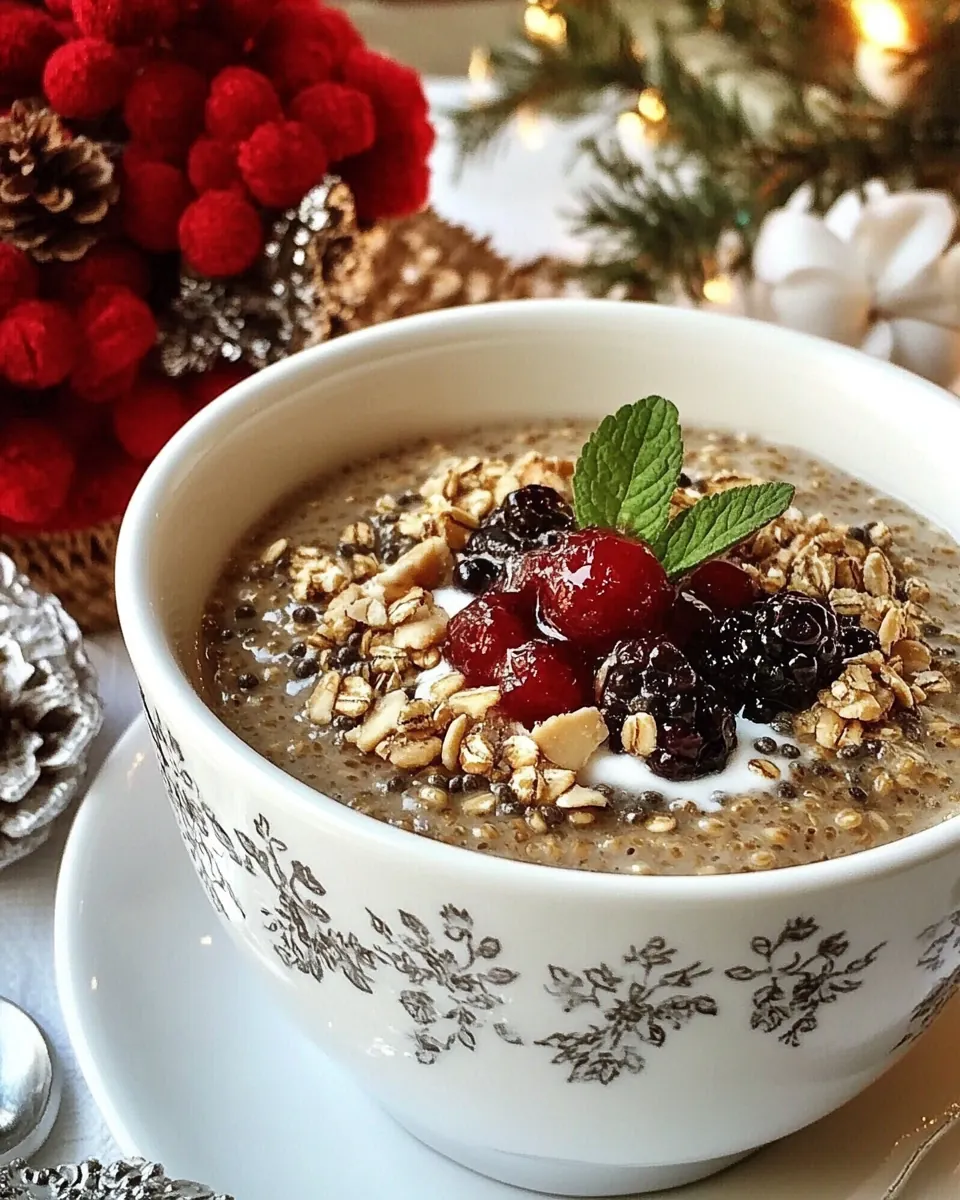Kutia Wheat Berry Pudding with Compote