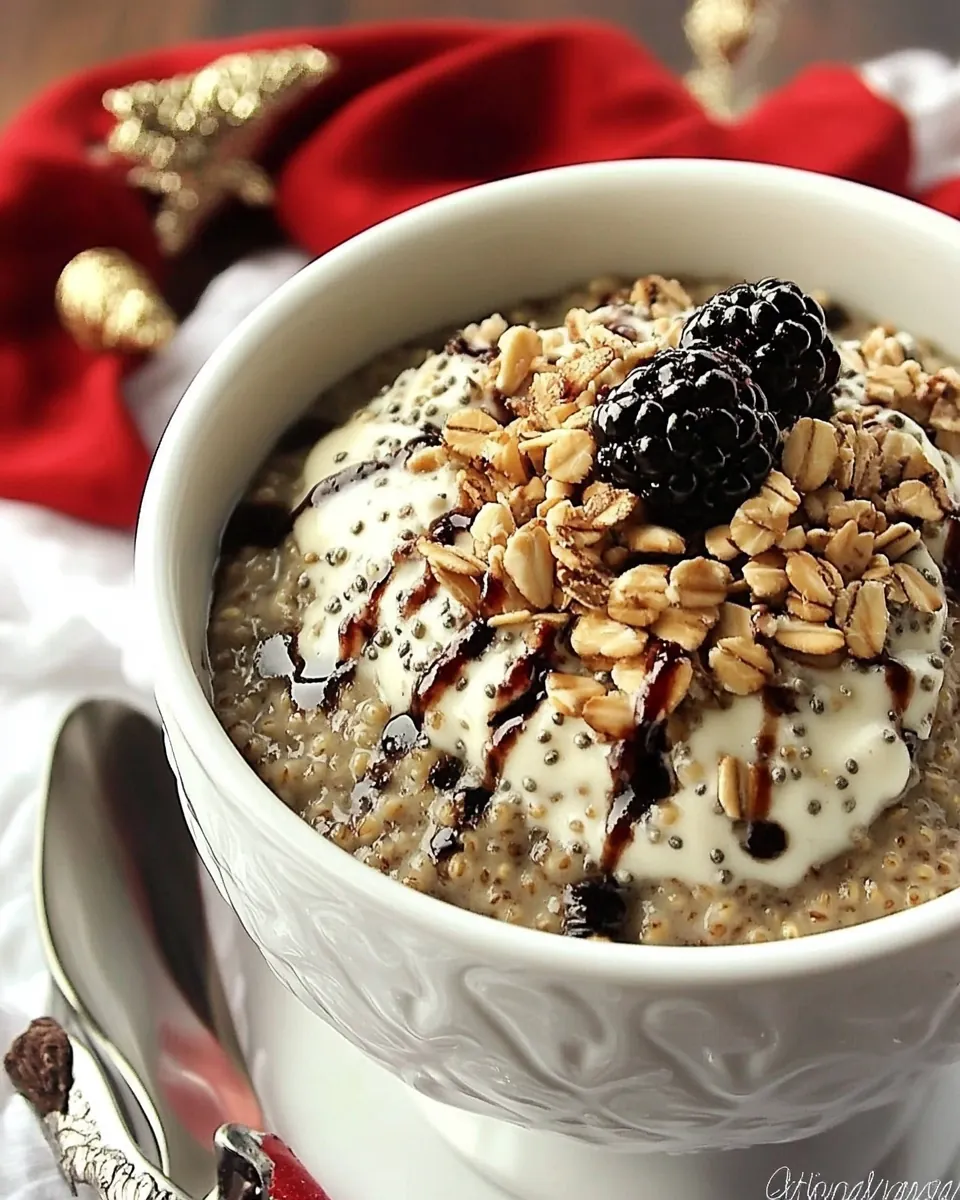 Kutia Wheat Berry Pudding with Compote